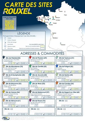ROUXEL TP - Carte des Sites