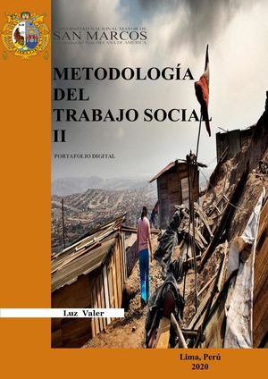 PORTAFOLIO DIGITAL - METODOLOGÍA DEL TRABAJO SOCIAL II