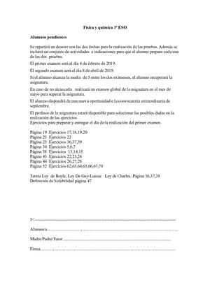 Física Y Química 3º Eso Pendientes 2