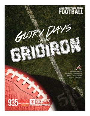 2020 Adair County High School Commemorative Book