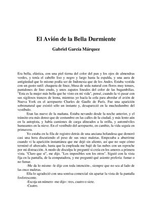 El Avión De La Bella Durmiente