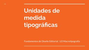 Unidades De Medida Tipográficas