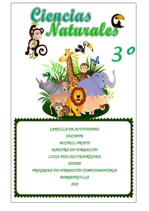 Cartilla De Naturales