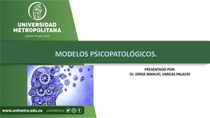 Modelos Psicopatologicos