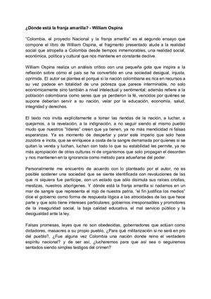 ¿Dónde Está La Franja Amarilla