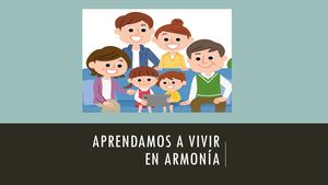Aprendamos A Vivir En Armonía