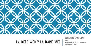 La Deeb Web Y La Dark Web