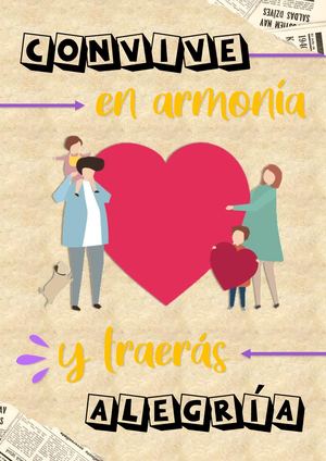 Fanzine Convivencia Sana En El Hogar Palomino 4c