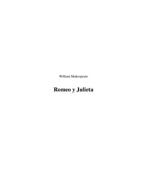 Romeo Y Julieta