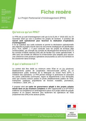 Le Projet Partenarial d’Aménagement (PPA)