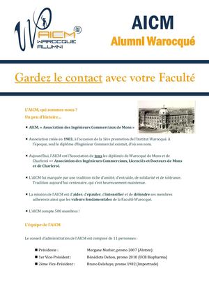 AICM - Alumni Warocqué - UMONS