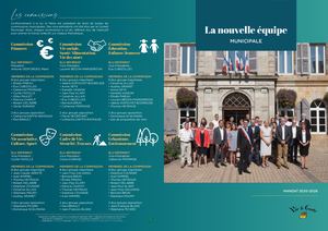 La nouvelle équipe municipale 2020-2026
