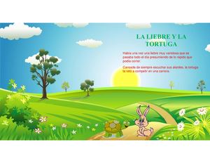 Cuento La Liebre Y La Tortuga Gabriela