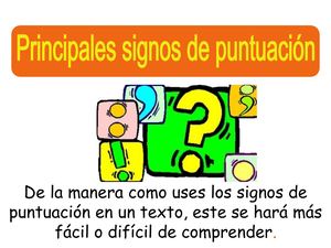 Los Signos De Puntuacin
