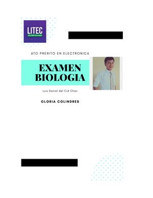 examen 1 biología 6to electrónica