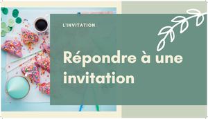 Repondre à Une Invitation