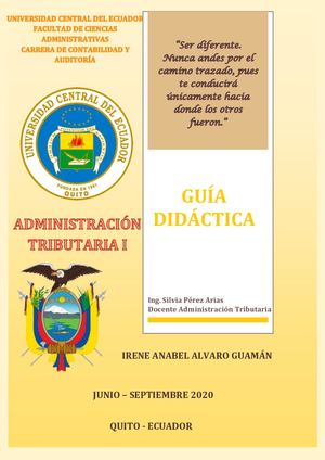 GUÍA TRIBUTARIA DIDÁCTICA INTERACTIVA