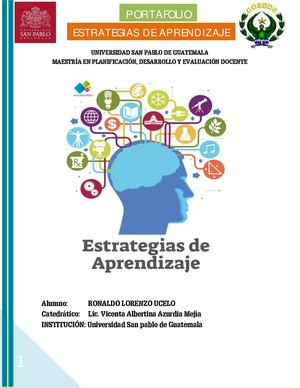 Portafolio Estrategias De Aprendizaje