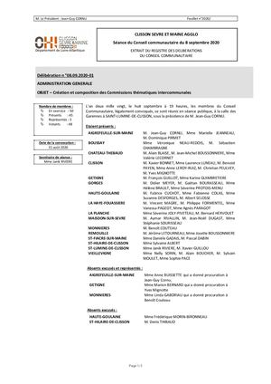 08092020_Délibérations_Conseil Communutaire