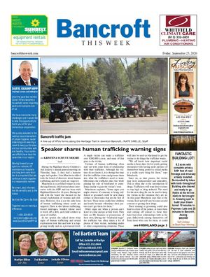 Bancroft This Week September 25, 2020