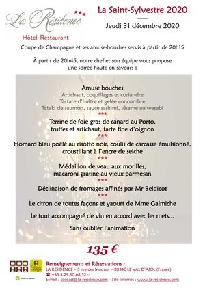 Soirée Nouvel An 2020