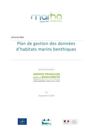 Ofb A05 Plan de gestion des données d’habitats marins benthiques