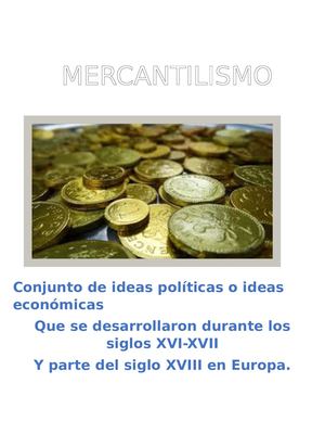 Mercantilismo Actividad Revista Sociales