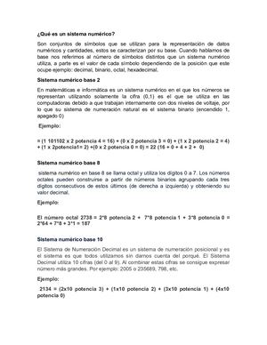 Qué Es Un Sistema Numérico Yorlen