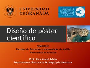 Diseño De Póster Científico Seminario Fac Melilla Silvia Corral Robles 1