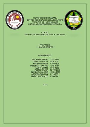 Trabajo Grupal De Regiones Centrales