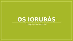 Os Iorubás