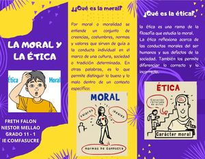 La Etica Y La Moral Freth Falon Y Nestor Mellao