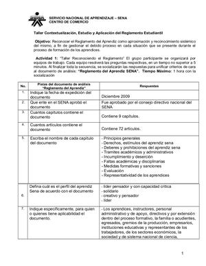 Cuestionario Sena
