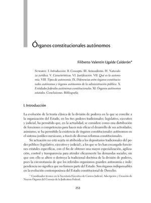 Organos Autónomos