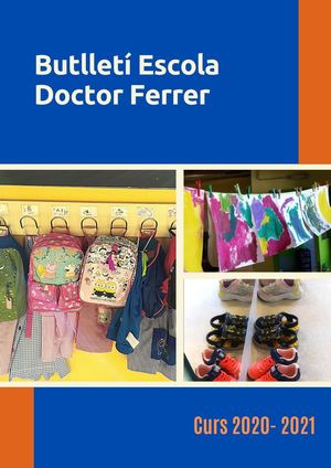 ESCOLA DOCTOR FERRER Butlletí Informatiu 20 21