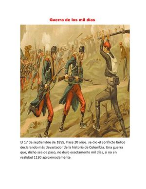 guerra de los mil días