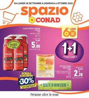 Volantino Conad Spazio Sardegna Nord Ovest 28 Settembre 4 Ottobre