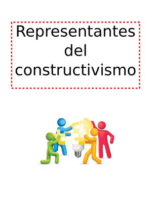 representantes del constructivismo