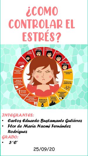 ¿Cómo controlar el estrés?