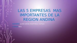 Las 5 Empresas Mas Importantes De La Region Emprendimiento