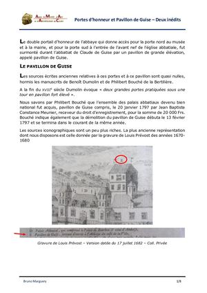 Portes D’honneur Et Pavillon De Guise – Deux Inédits