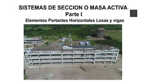 10 Masa O Seccion Activa Elementos Portantes Horizontales Losas I