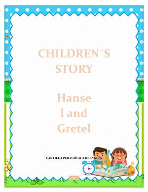 Hansel Y Gretel Cartilla De Inglés