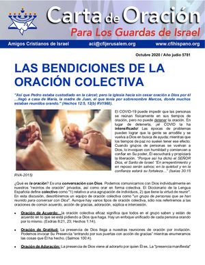 10-2020 Oración Por Israel