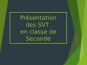 Présentation Du Programme 2nde 2020-2021