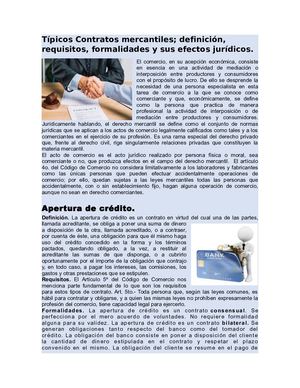 Contratos Mercantiles