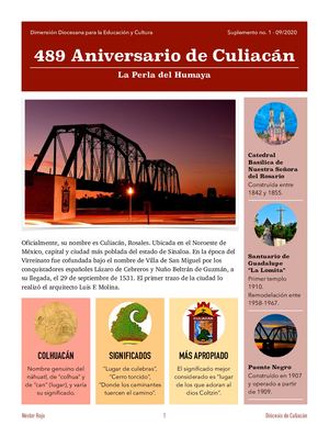489 Aniversario Culiacán Sep 2020