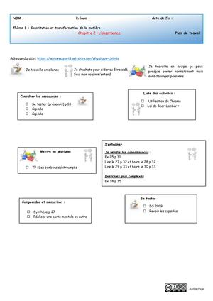 Chapitre 2: l'absorbance