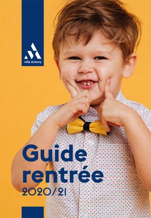 Guide rentrée 2020-2021 - Ville d'Antony