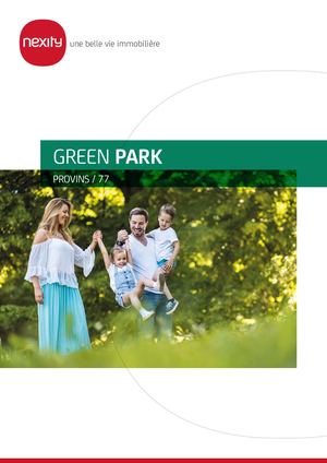 Plaquette Provins Green Park